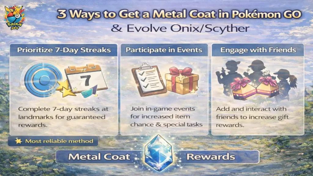 3 Ways to Get a Metal Coat in Pokémon GO & Evolve OnixScyther