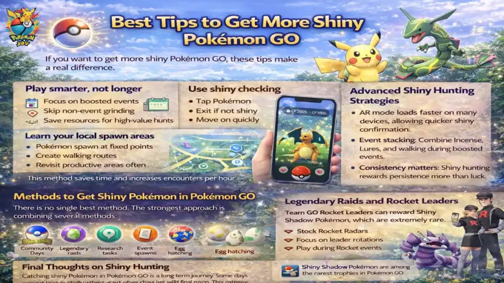 How to Catch Shiny Pokemon in Pokemon Go: Best Tips & Tricks: 4 Best Tips to Get More Shiny Pokémon GO