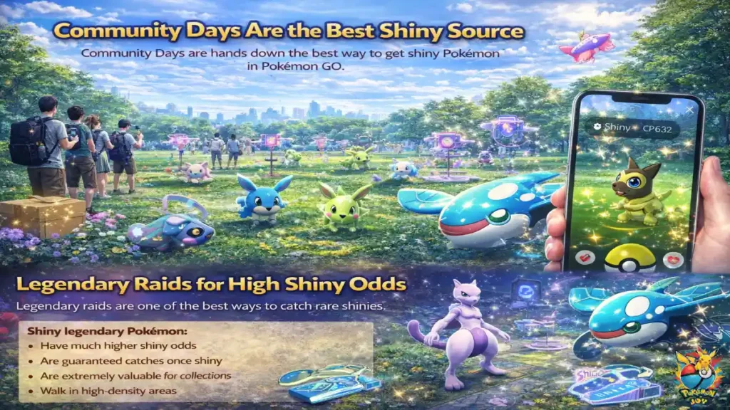 How to Catch Shiny Pokemon in Pokemon Go: Best Tips & Tricks: 2 Community Days Are the Best Shiny Source
