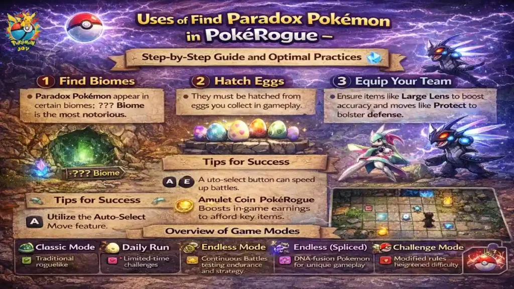 How to Find Paradox Pokemon in PokeRogue