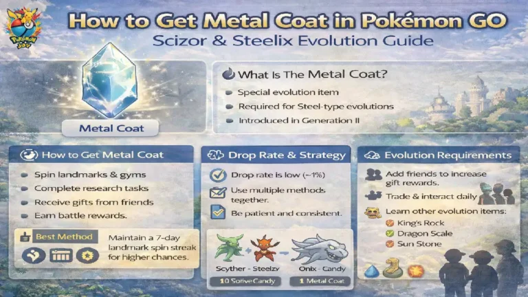 Home 335 How to Get Metal Coat in Pokemon GO Scizor & Steelix Evolution Guide