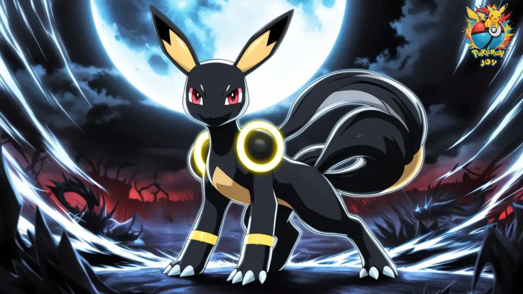 Umbreon under full moon glow
