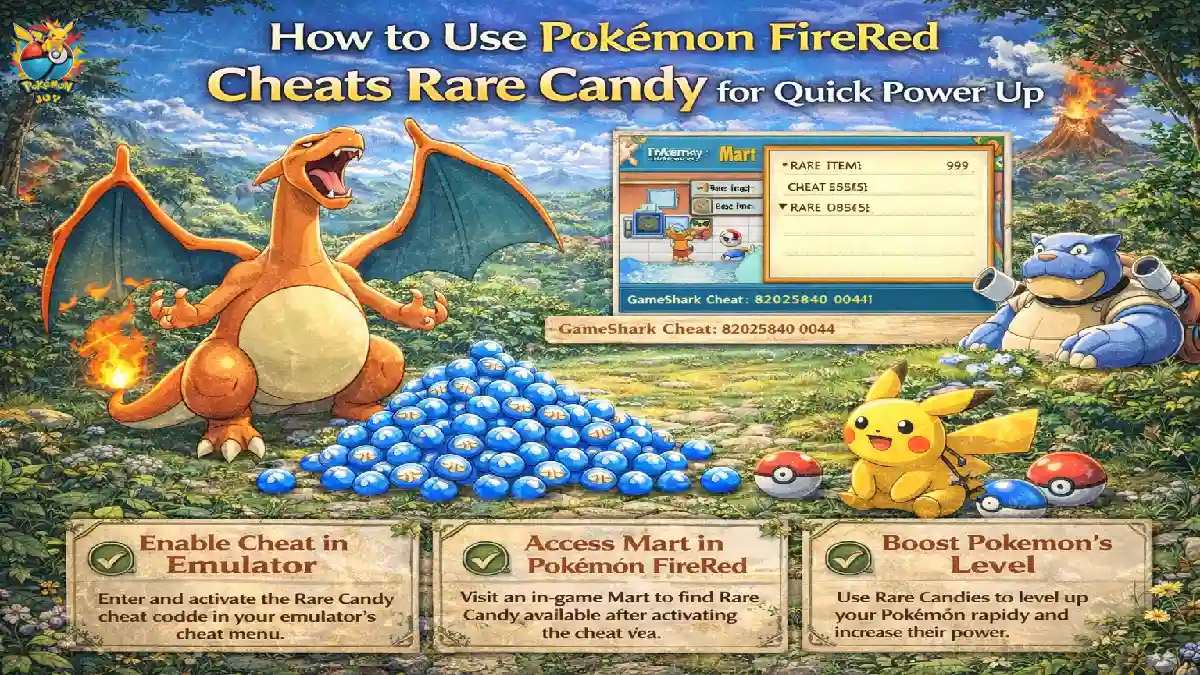 Home 353 How to Use Pokemon FireRed Cheats Rare Candy for Quick Power Up 1