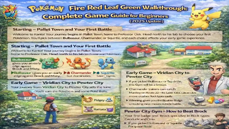 Home 328 Pokemon Fire Red Leaf Green Walkthrough Complete Game Guide for Beginners 2025 Update