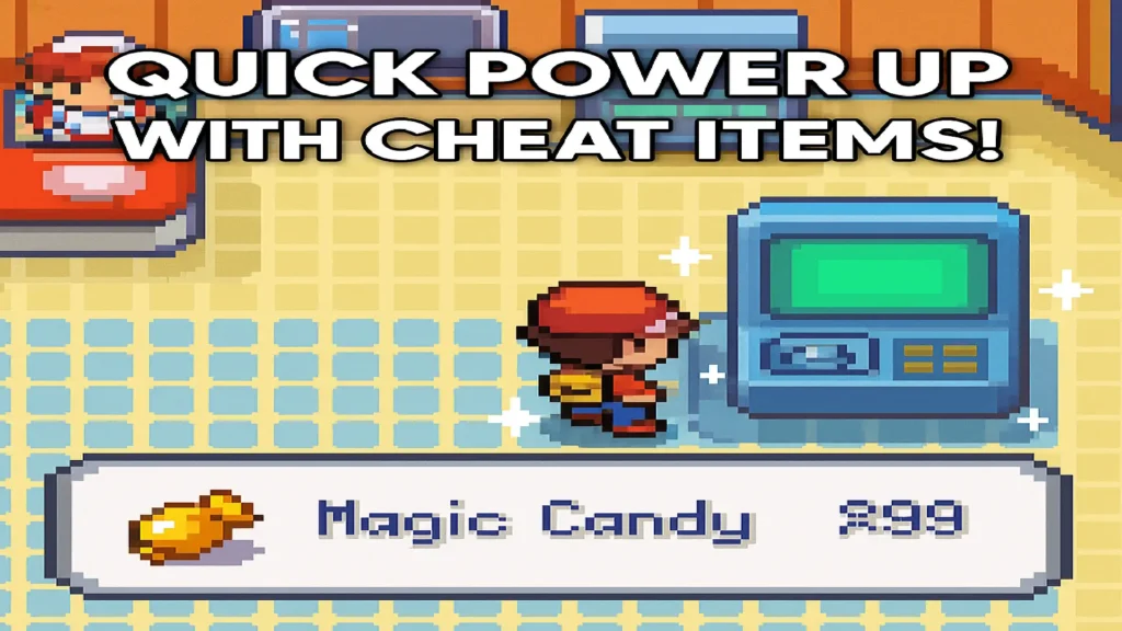 pokemon firered cheats rare candy