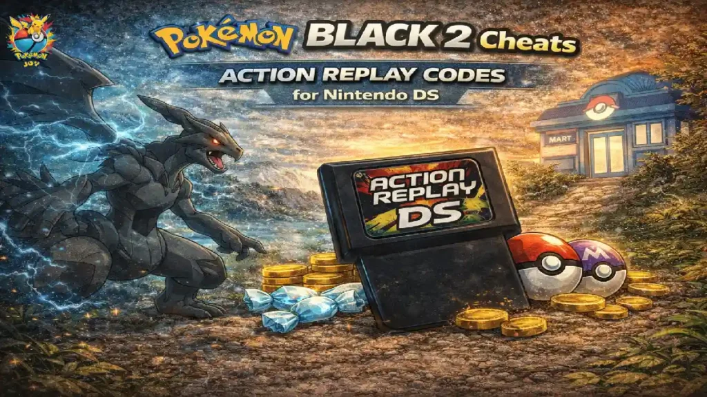 Pokemon Black and White 2 Cheats – Tested Action Replay Codes NDS 1 Pokemon Black and White 2 Cheats for Nintendo DS