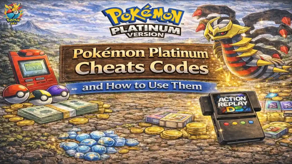 Pokemon Platinum Cheats Codes: Action Replay Codes for NDS 1 Pokemon Platinum Cheats Codes and How to Use Them