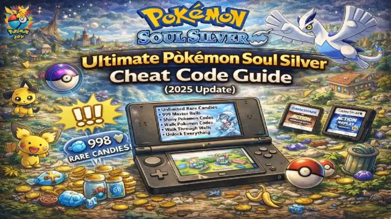 Home 326 Ultimate Pokemon Soul Silver Cheat Code Guide 2025 Update