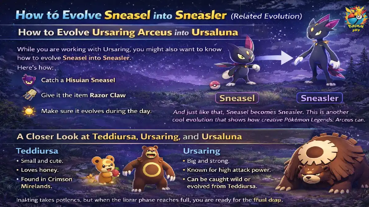 How to Evolve Sneasel into Sneasler (Related Evolution)
