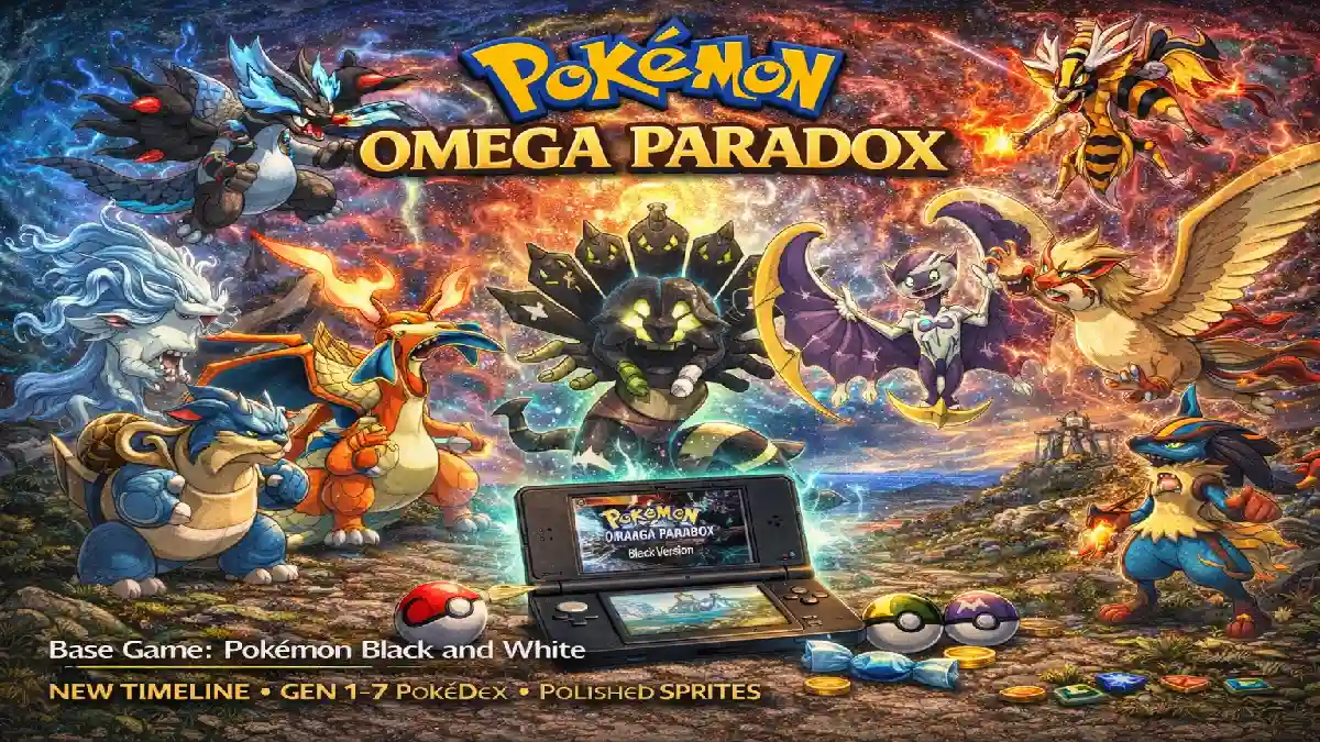 Best pokemon nds rom hacks with Pokemon Omega Paradox