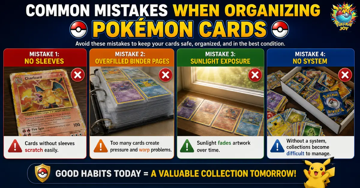 How to Organize Pokemon Cards: The Best Way to Organize Your Pokémon Cards Like a Pro 9 Common Mistakes When Organizing Pokémon Cards
