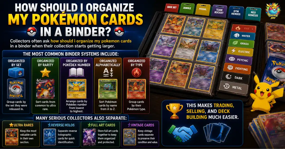How to Organize Pokemon Cards: The Best Way to Organize Your Pokémon Cards Like a Pro 3 My Pokémon Cards in a Binder
