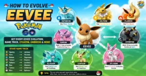 How to Evolve Eevee Pokemon GO