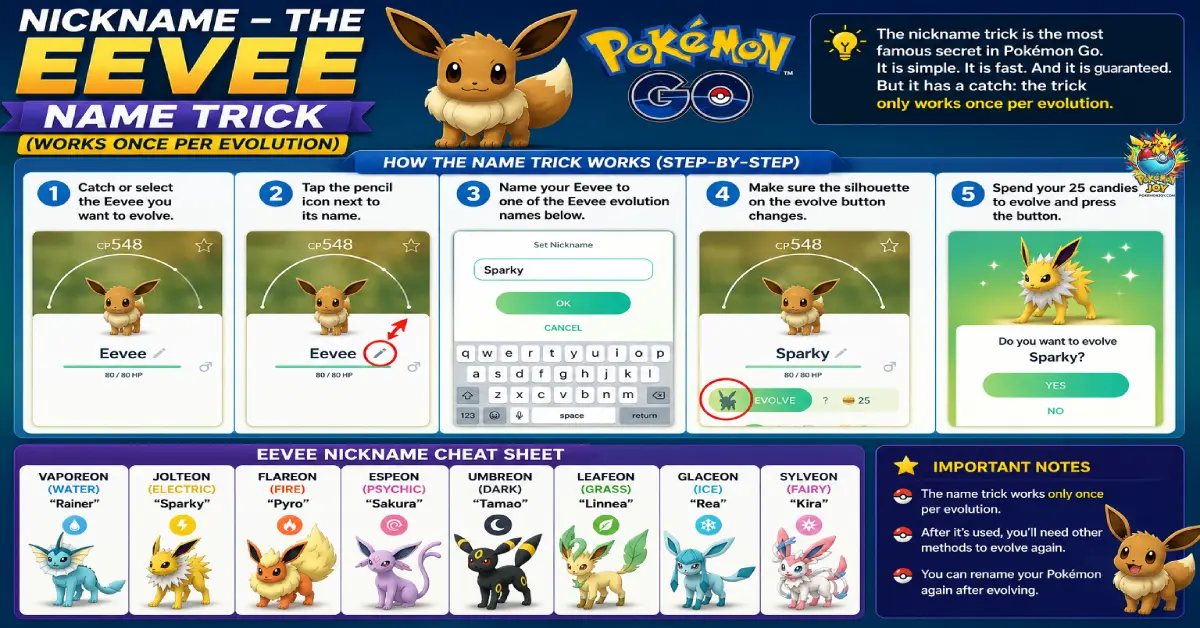 The Eevee Name Trick