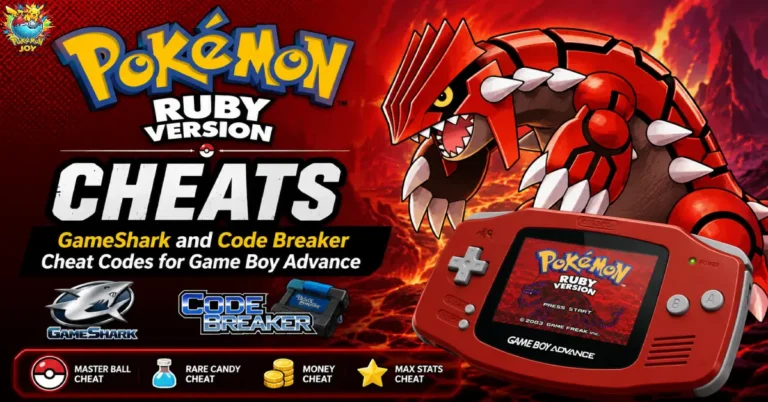 Home 386 Pokemon Ruby Cheats – GameShark and Code Breaker Cheat Codes for Game Boy Advance