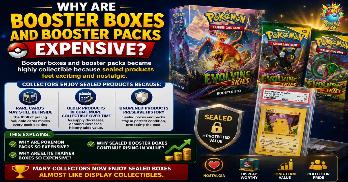 Why are Pokémon booster boxes expensive