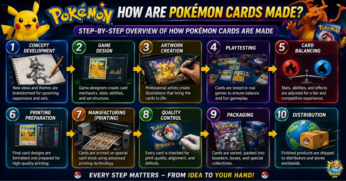 Step-by-Step Overview of How Pokémon Cards Are Made