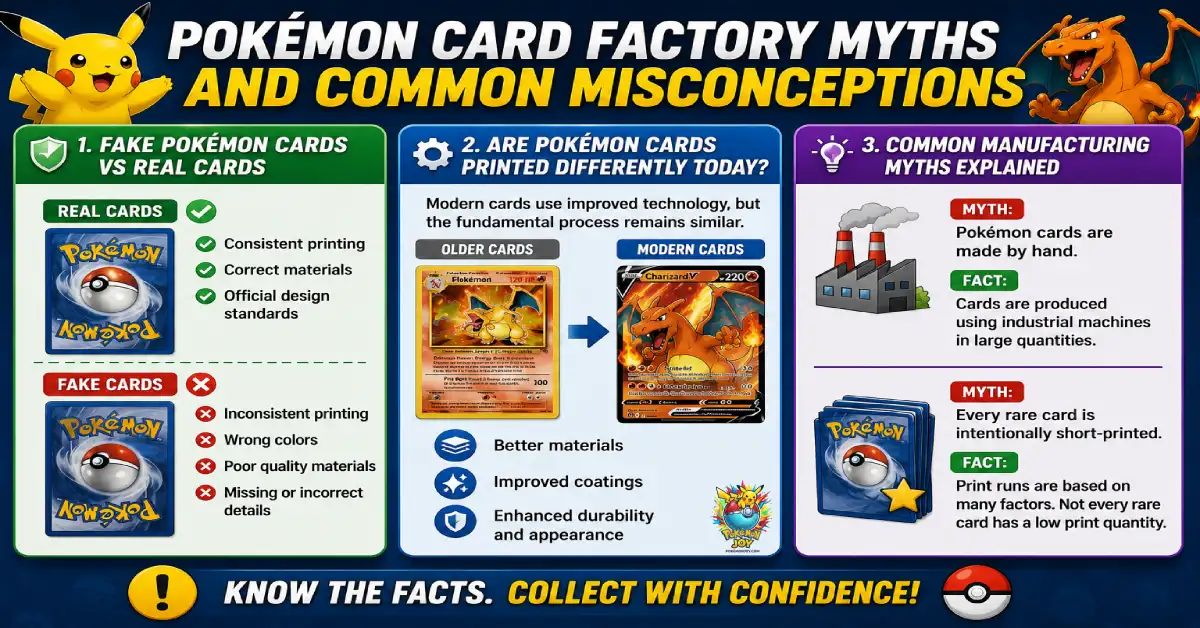 Pokémon Card Factory Myths and Common Misconceptions