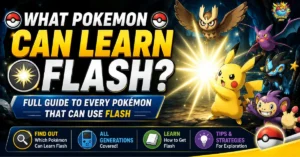 What Pokemon Can Learn Flash