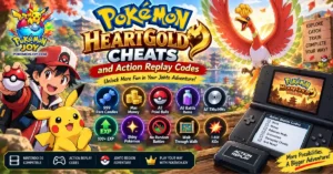 Pokémon HeartGold Cheats: Action Replay Codes for Nintendo DS 50 Pokémon HeartGold Cheats: Action Replay Codes for Nintendo DS