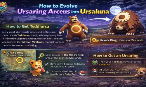How to Evolve Ursaring Arceus into Ursaluna
