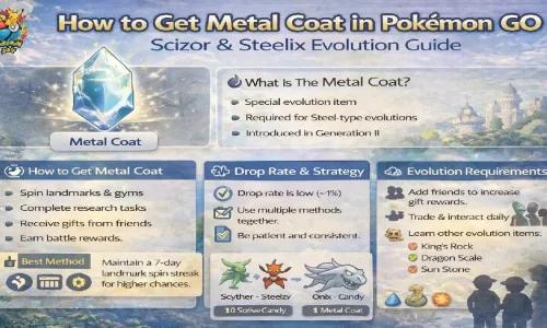 How to Get Metal Coat in Pokemon GO Scizor & Steelix Evolution Guide